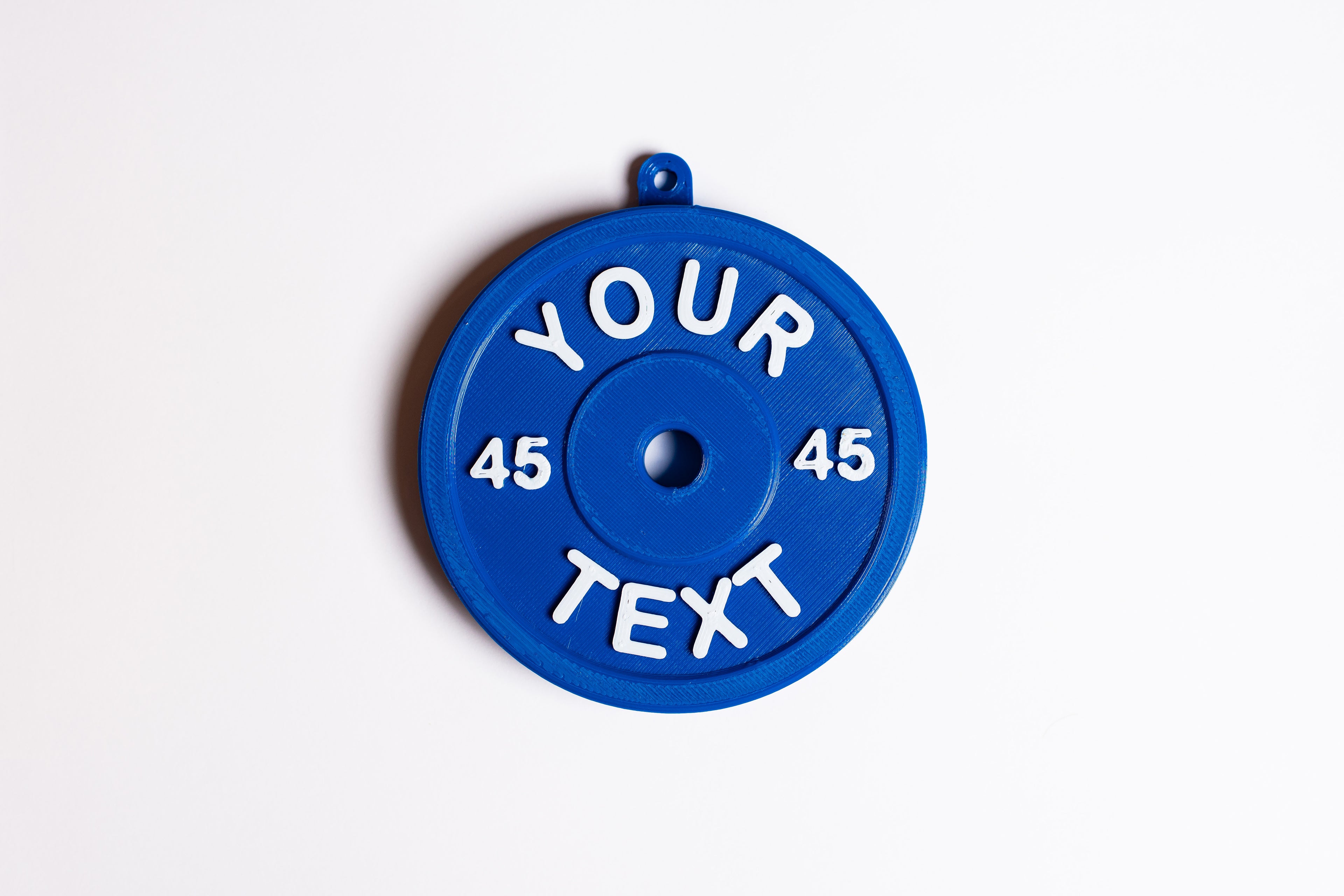 Weight Plate Ornament - Custom