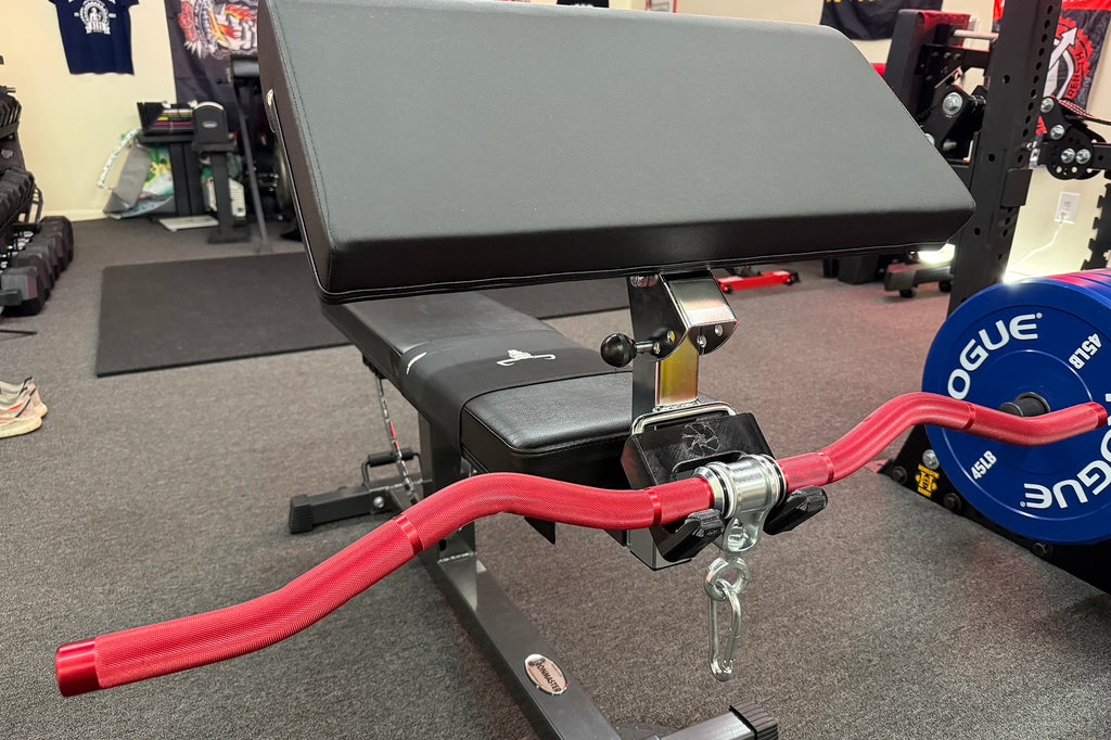Barbell Cradle for Ironmaster Preacher Curl
