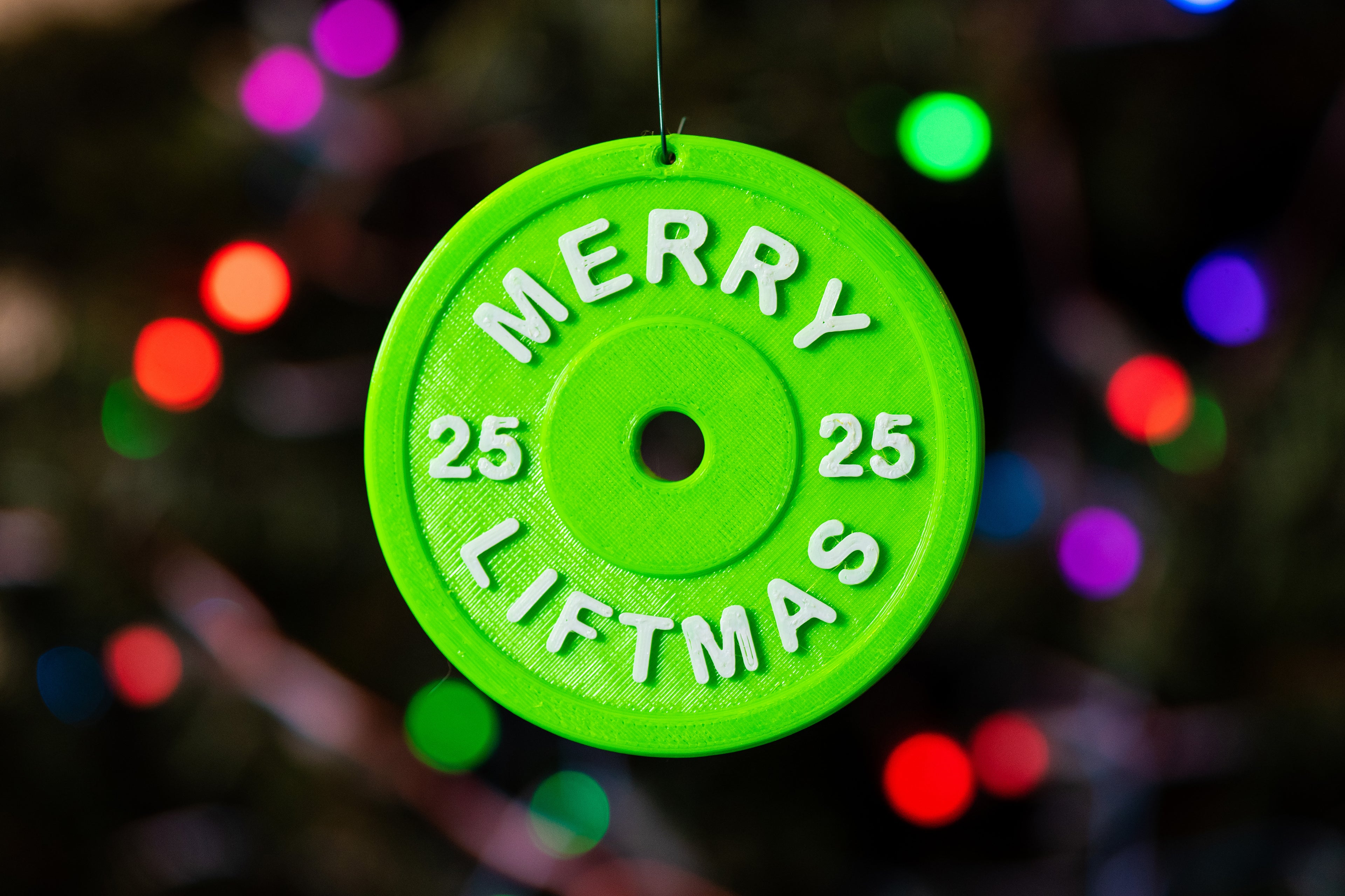 Weight Plate Ornament