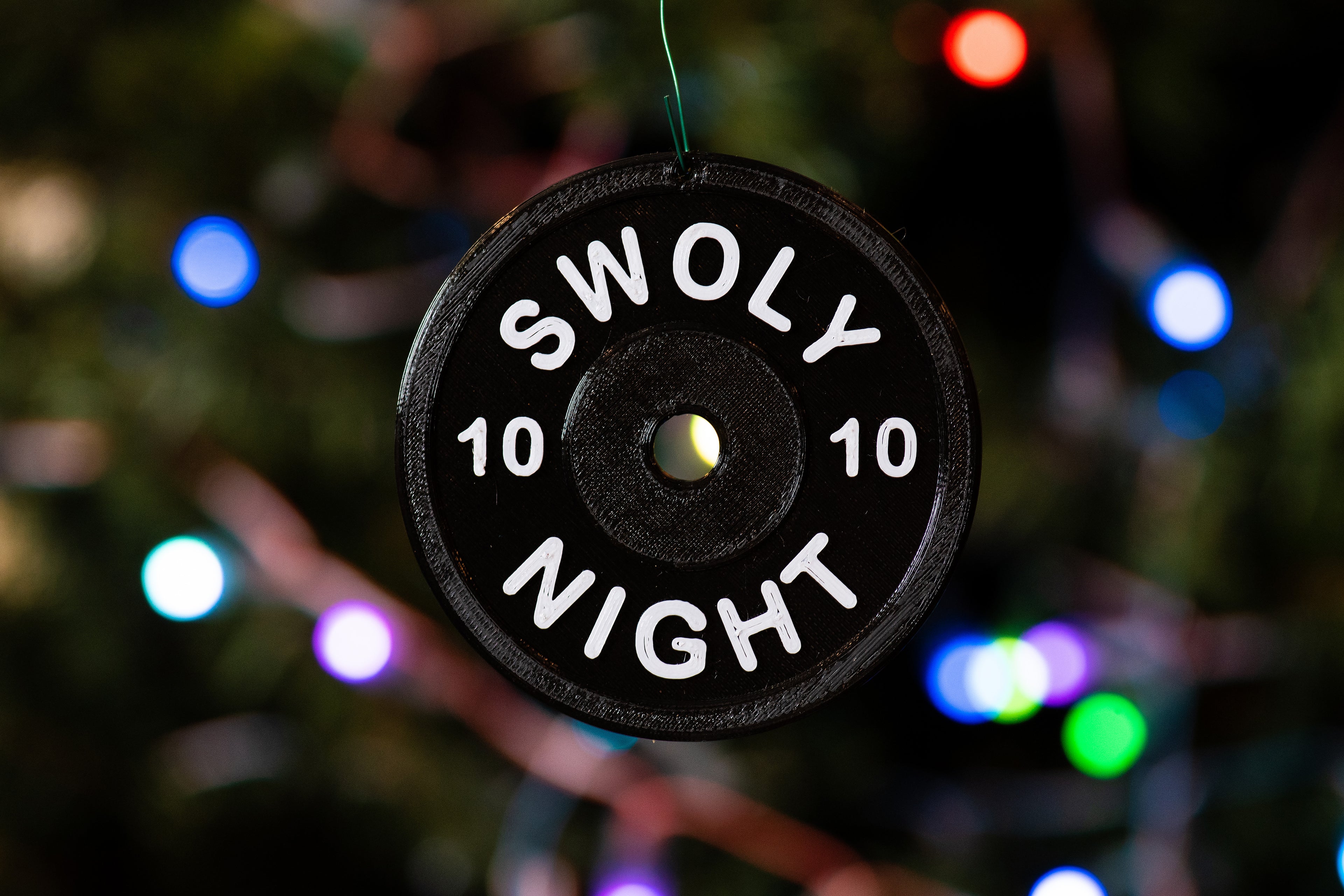 Weight Plate Ornament