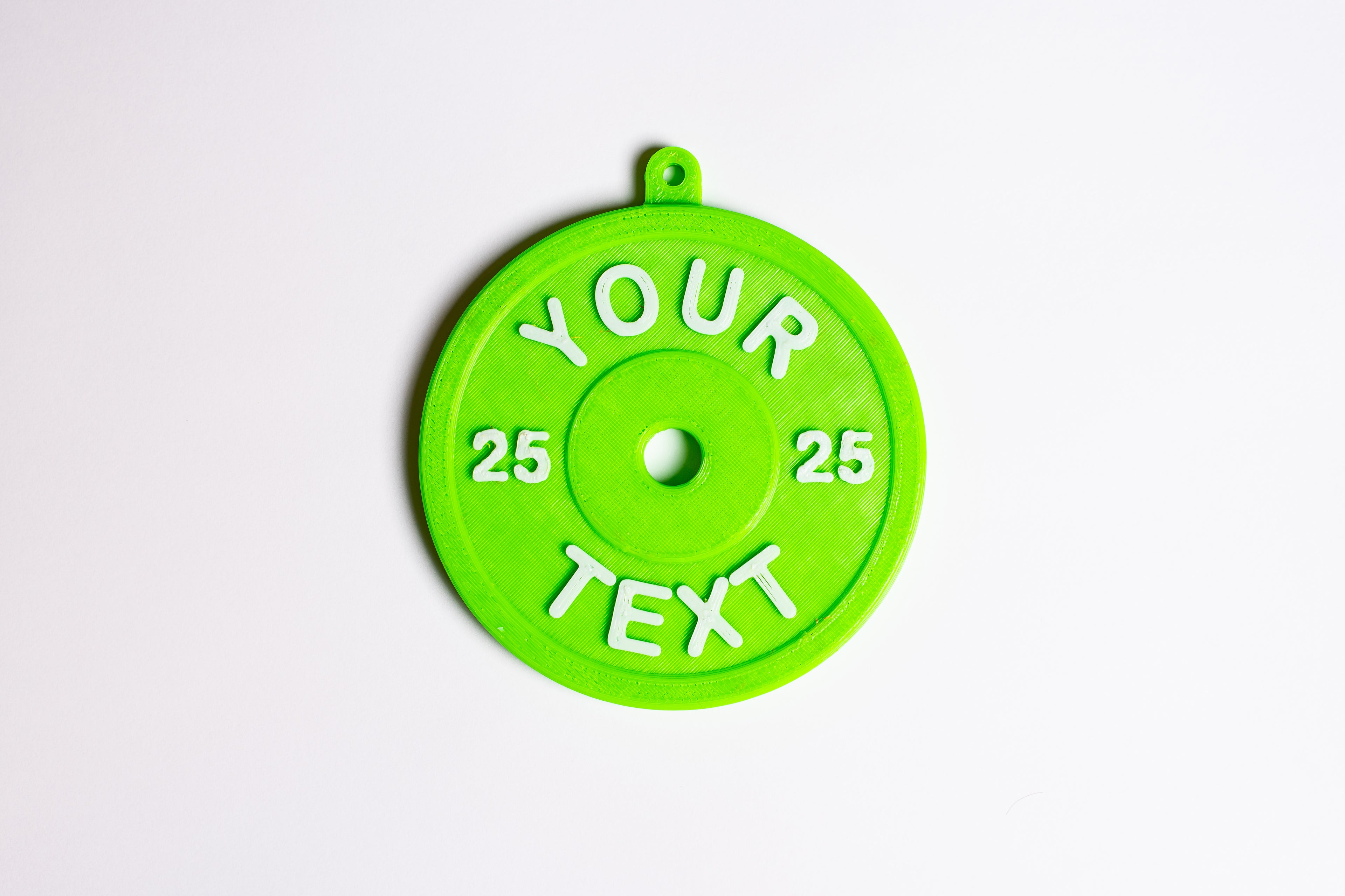 Weight Plate Ornament - Custom