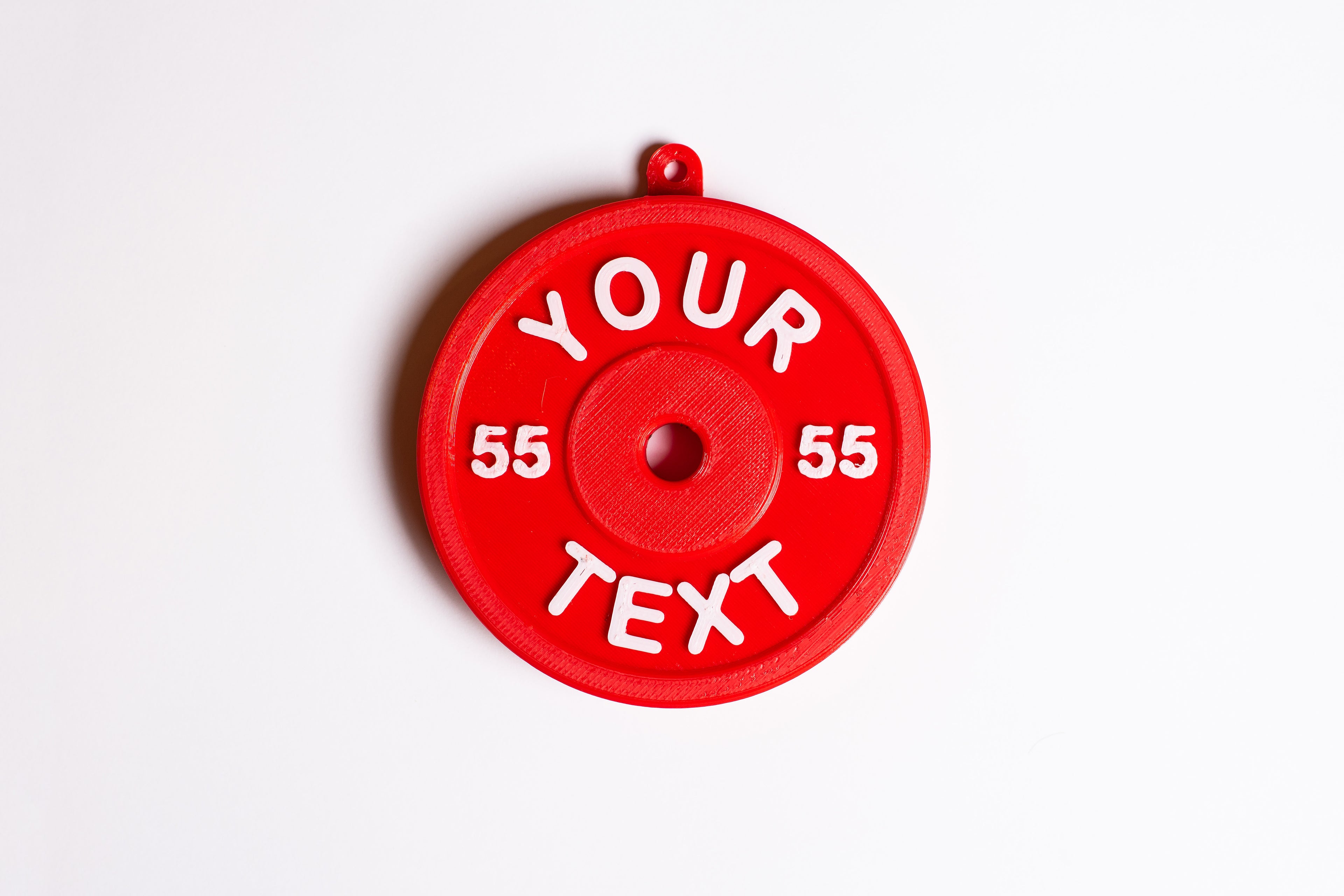 Weight Plate Ornament - Custom